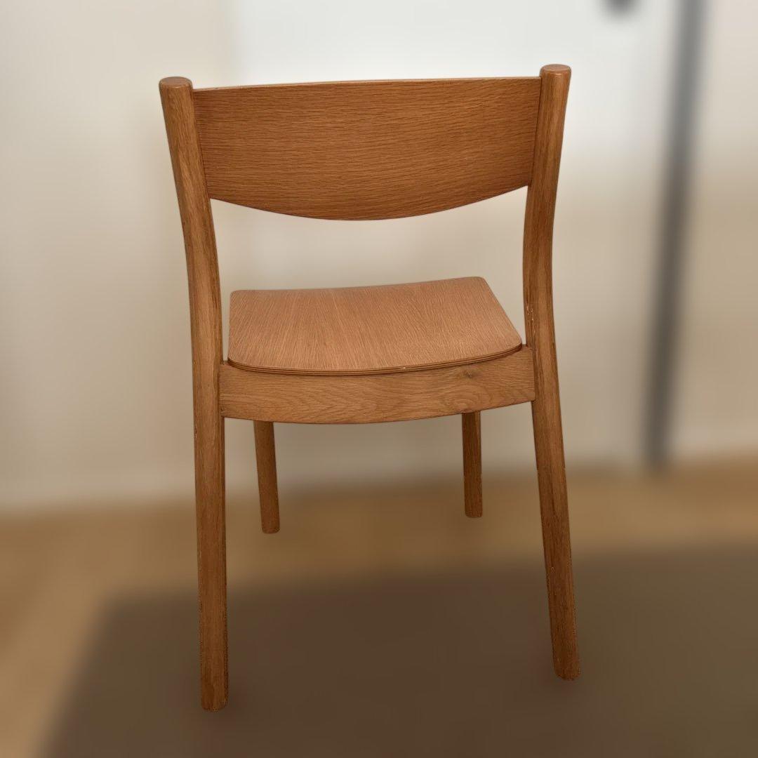 無印良品　オーク材ダイニングチェア