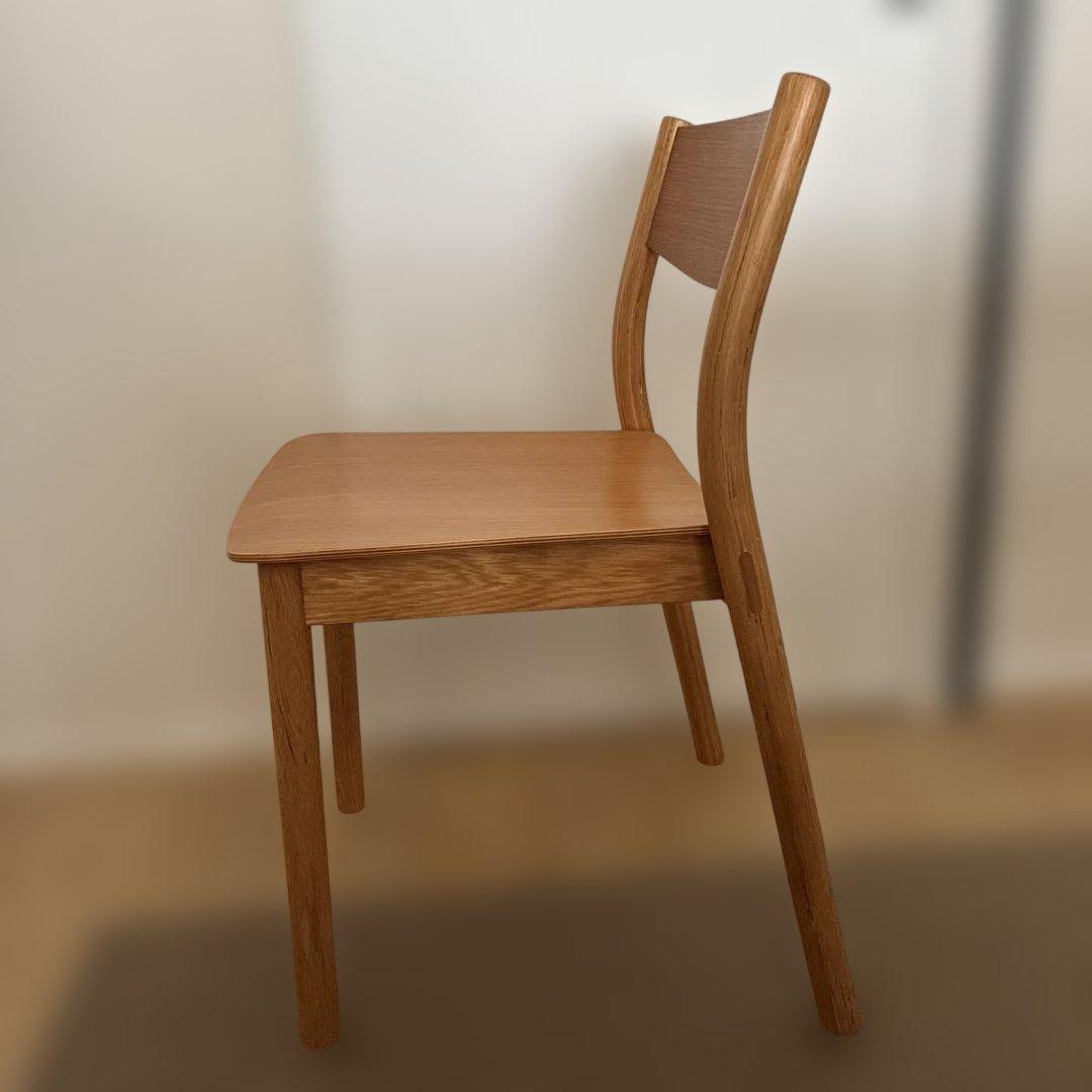 無印良品　オーク材ダイニングチェア