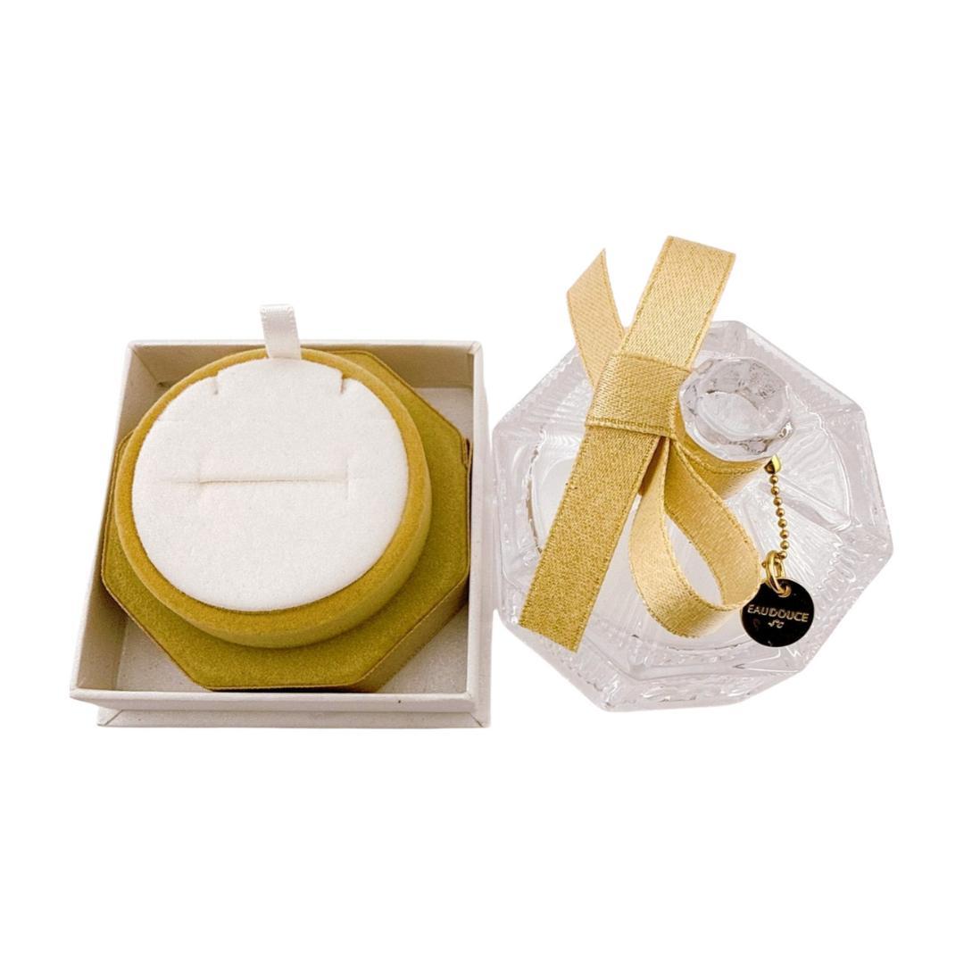 オデュース4℃ 10金10K 2連チェーンブレスレット ダイヤモンド 保管箱付き