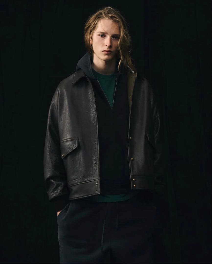 ジャケット・アウター A.PRESSE Leather A-1 Flight Jacket 26ss