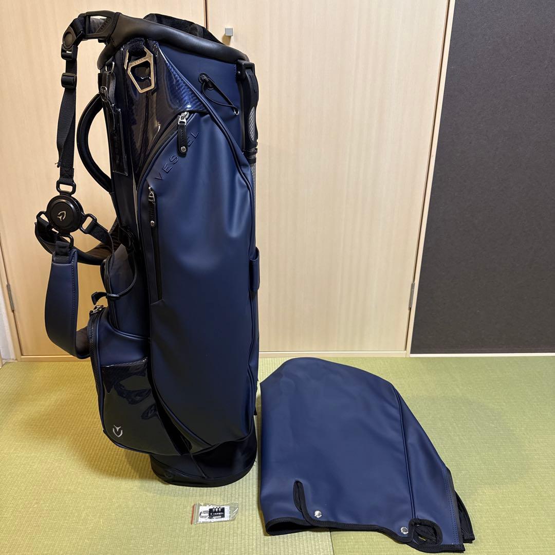 VESSELプレイヤー3.0スタンド 8.5型キャディバッグ ネイビー