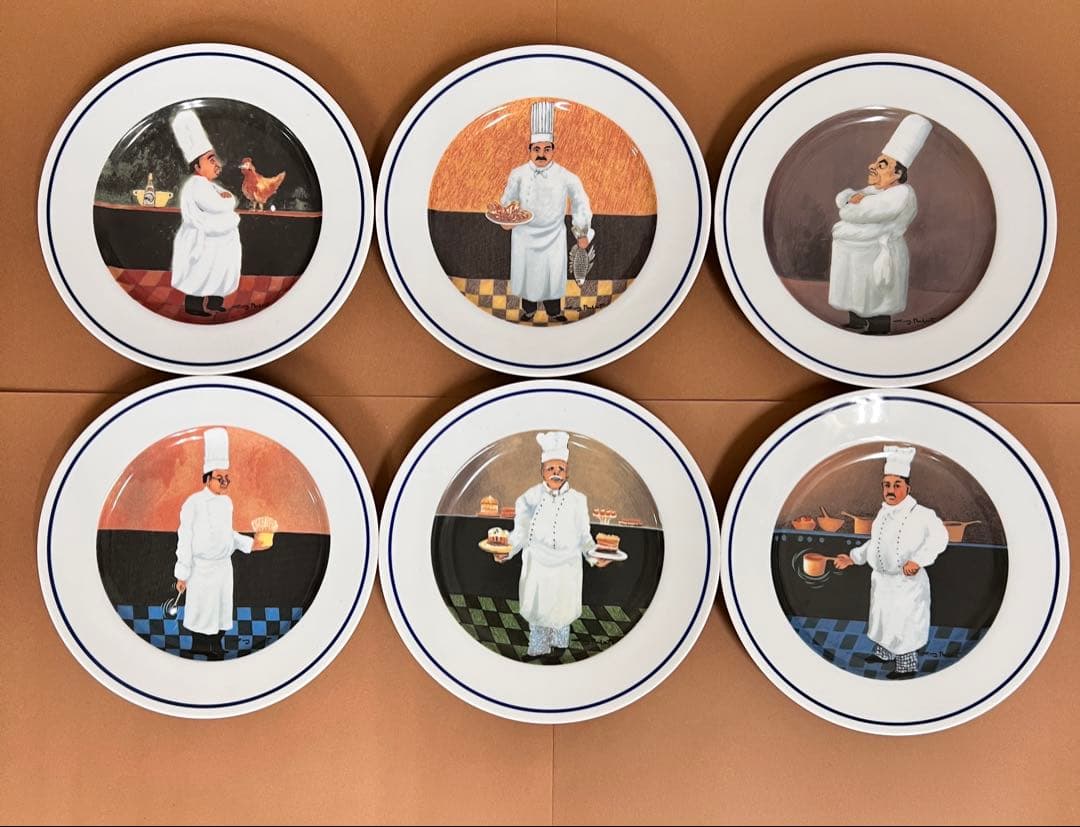 ガイビュッフェ ウィリアムズソノマ シェフ6枚 日本製 廃盤