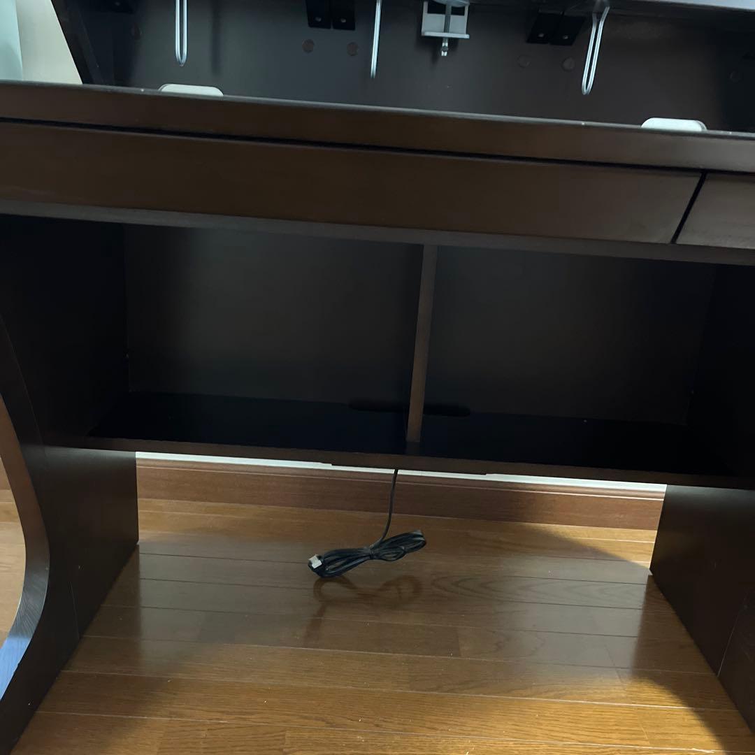 【カリモク】天然木製　学習机　①机　机本体のみ