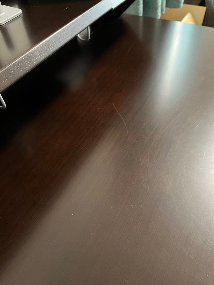 【カリモク】天然木製　学習机　①机　机本体のみ