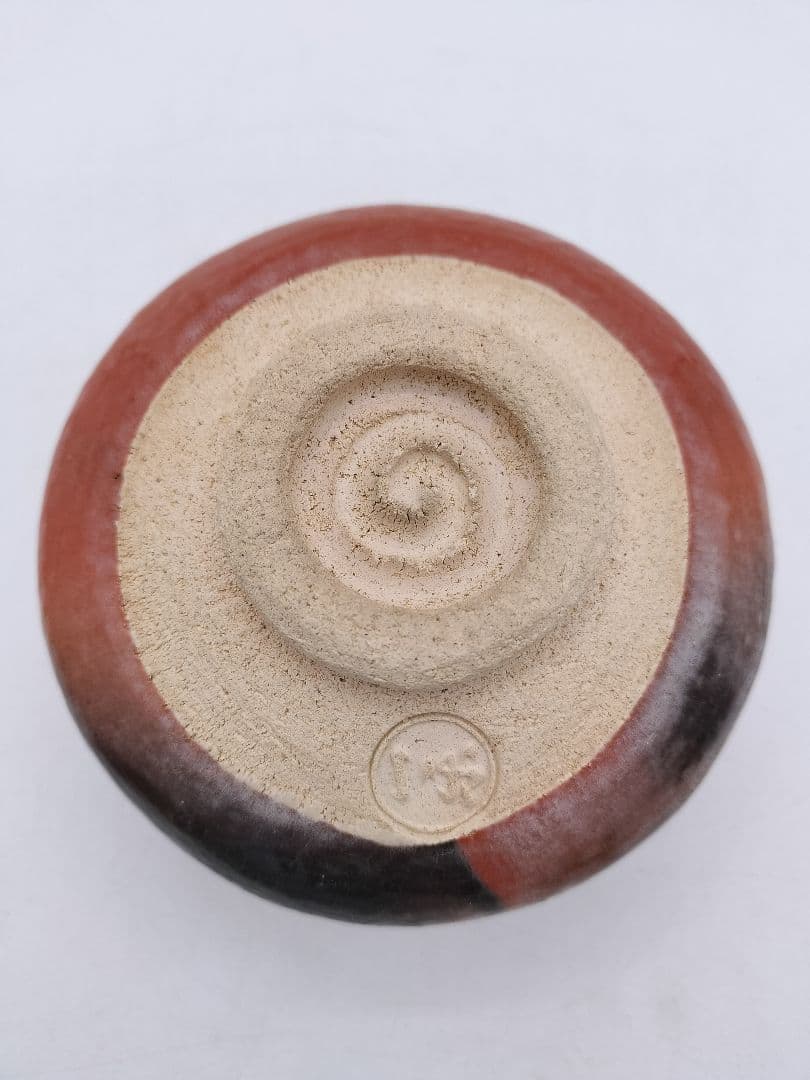 c657 茶碗 赤楽 銘『無事』紫野 寛州箱書 伊藤一楽 木箱 茶道具 古物