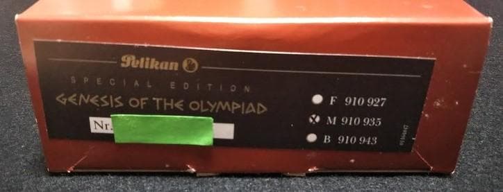Pelikan 限定万年筆 Genesis of the Olympiad