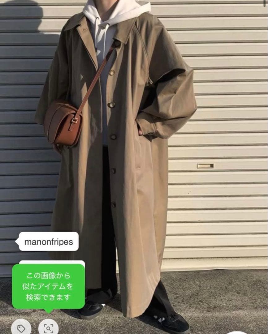 manonfripes マノンフリップ バルマカーンコート トレンチ 日本製