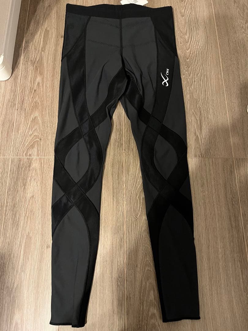 【送料込み】下半身フルサポート、マラソン・球技・スポーツタイツ、M、ブラック