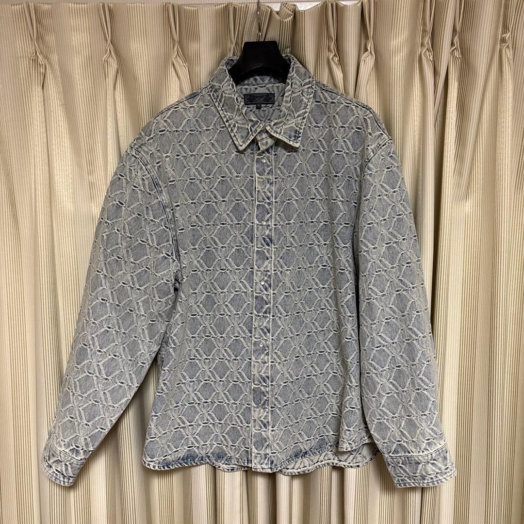 【完売】kith jacquard denim apollo shirt XL