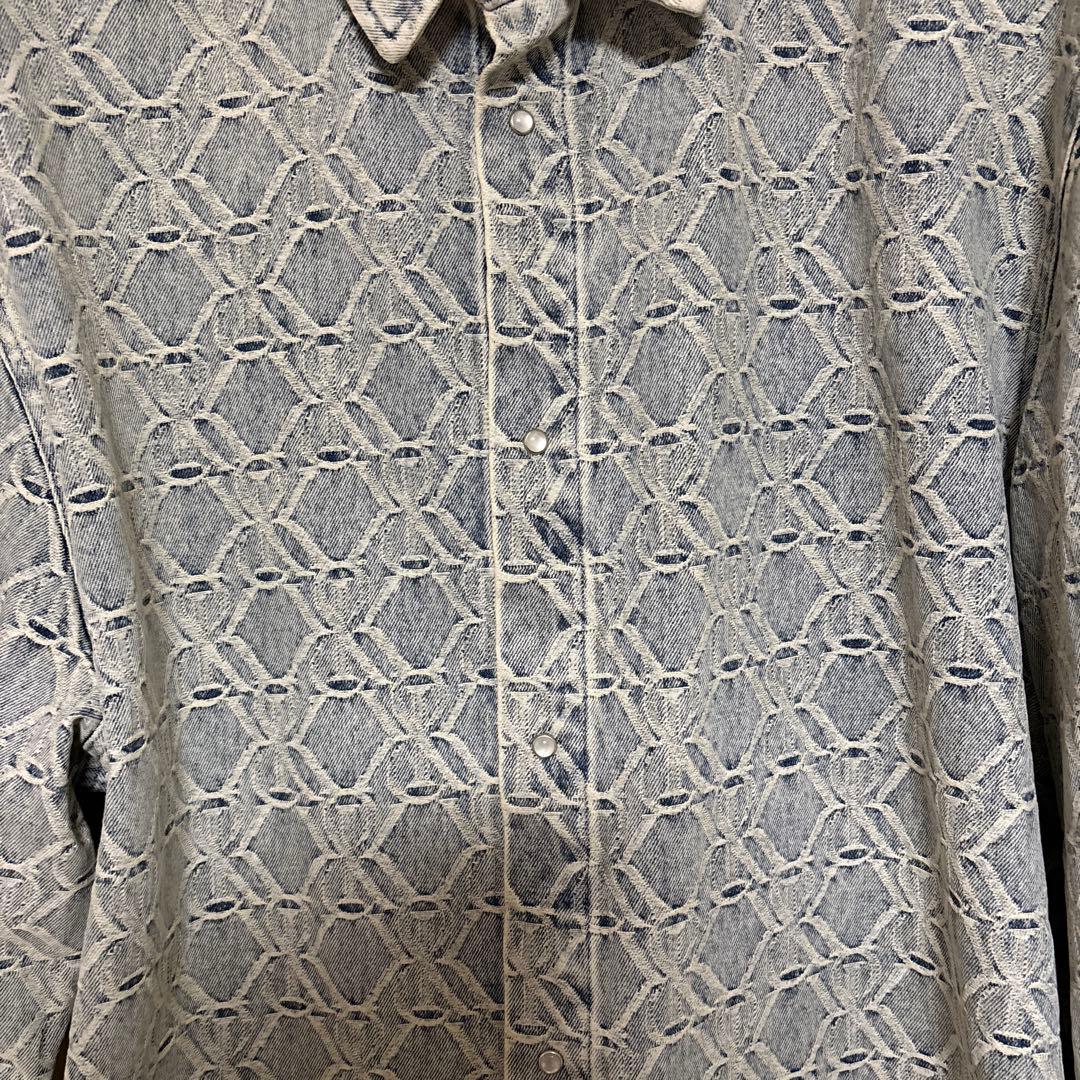【完売】kith jacquard denim apollo shirt XL