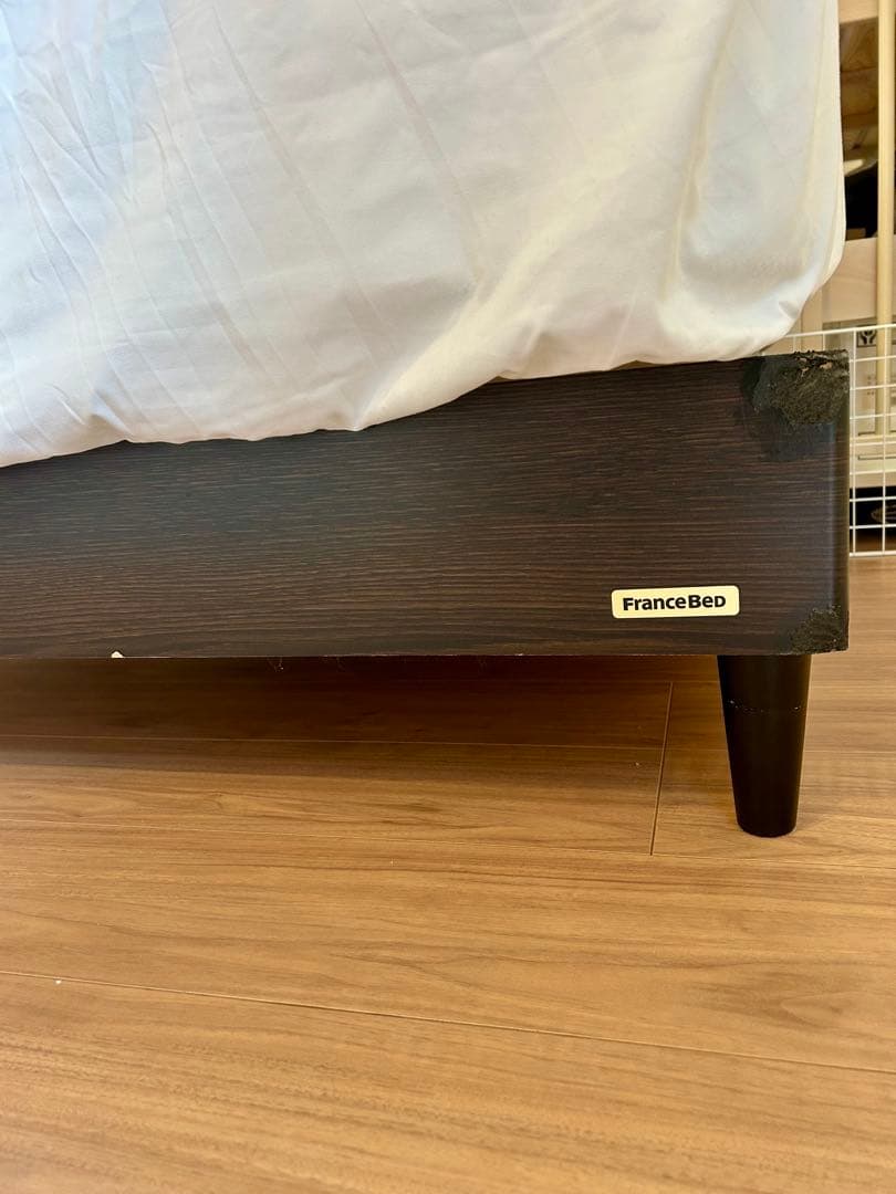 フランスベッド ベッドフレーム(ダブル)、マットレスセット