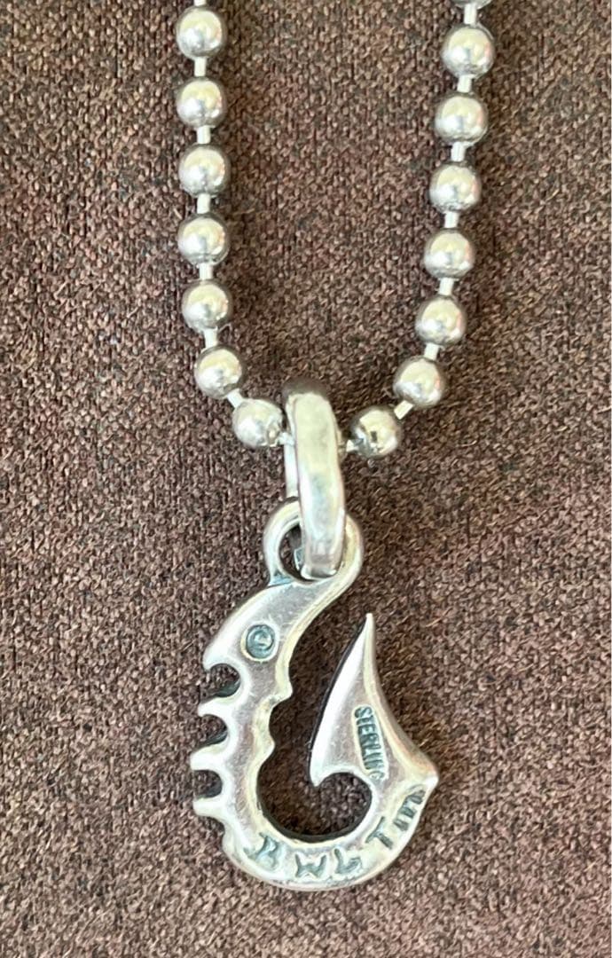 ビルウォールレザー　シルバーアクセ　チェーン　トップ　BWL フィッシュフック