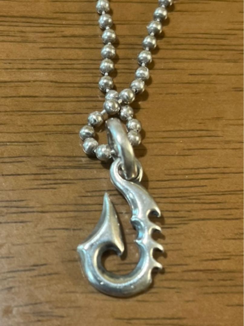 ビルウォールレザー　シルバーアクセ　チェーン　トップ　BWL フィッシュフック