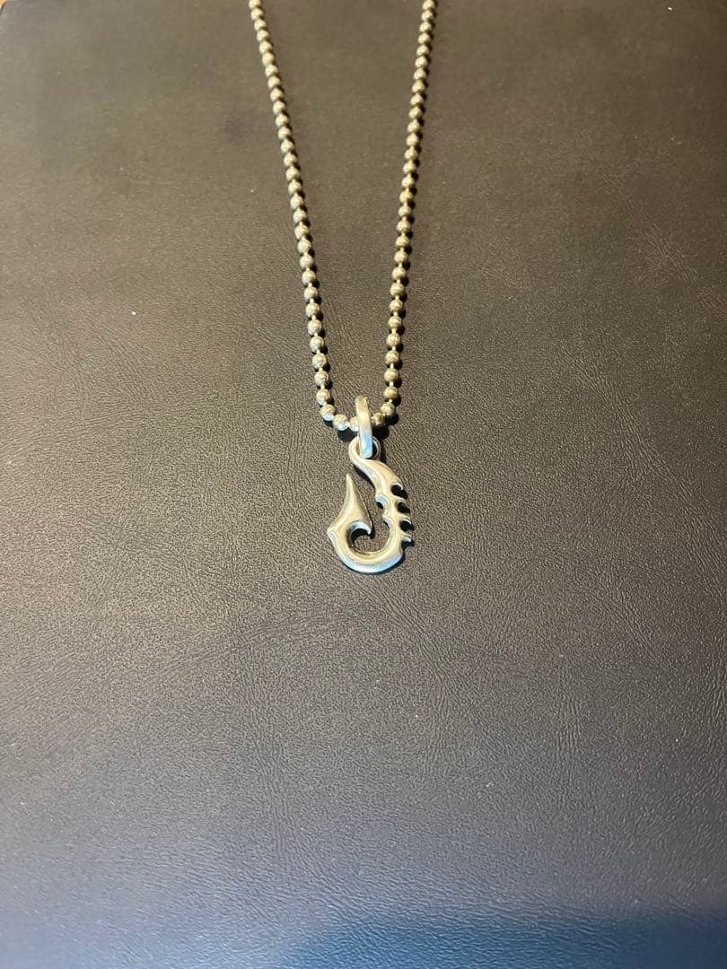 ビルウォールレザー　シルバーアクセ　チェーン　トップ　BWL フィッシュフック