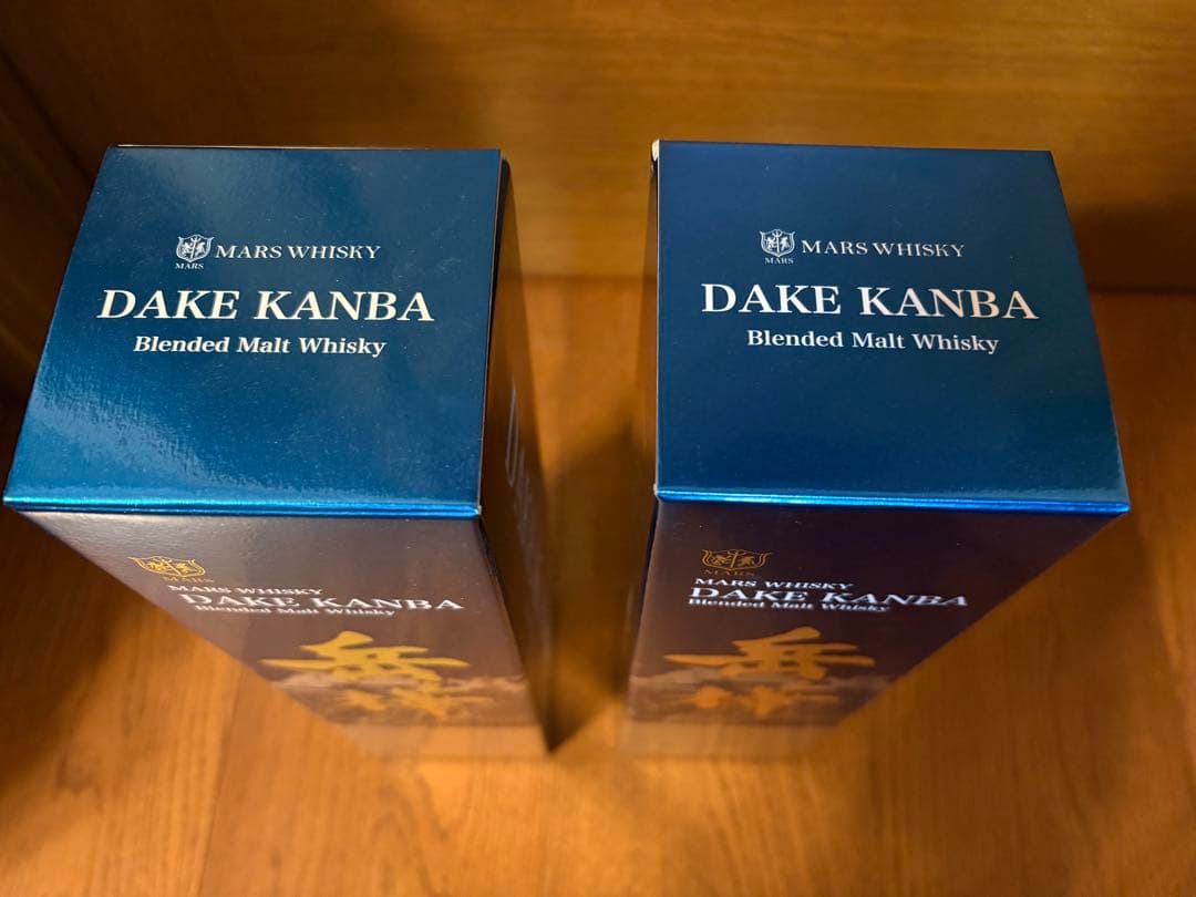 本坊酒造　岳樺 (だけかんば) 箱付　ブレンデッドモルトウイスキー 2本セット