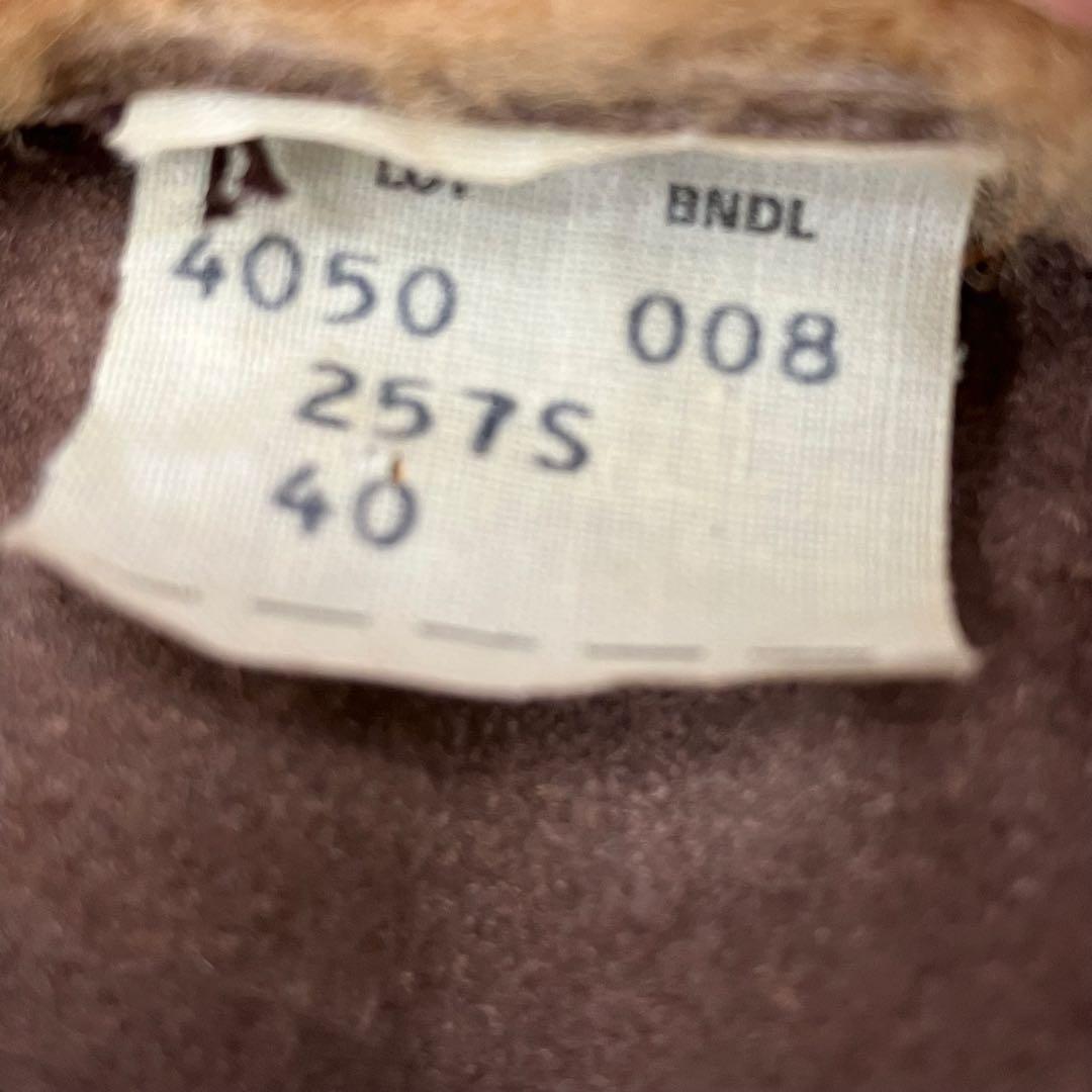 USA製 80's Schoot B-3 フライトジャケット ムートン レザー