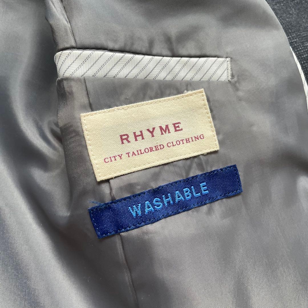 【美品】RHYME セットアップ パンツスーツ 洗える Lサイズ
