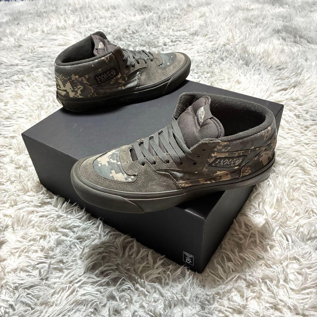 【良品】VANS × WTAPS US9 HALF CAB CAMO/GREY
