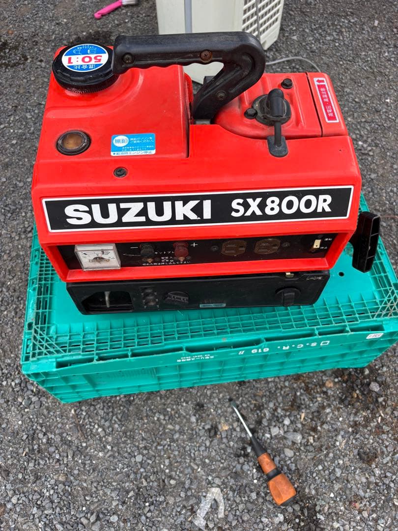 最終値下げSUZUKI発電機　SX800R（中古動作確認済）