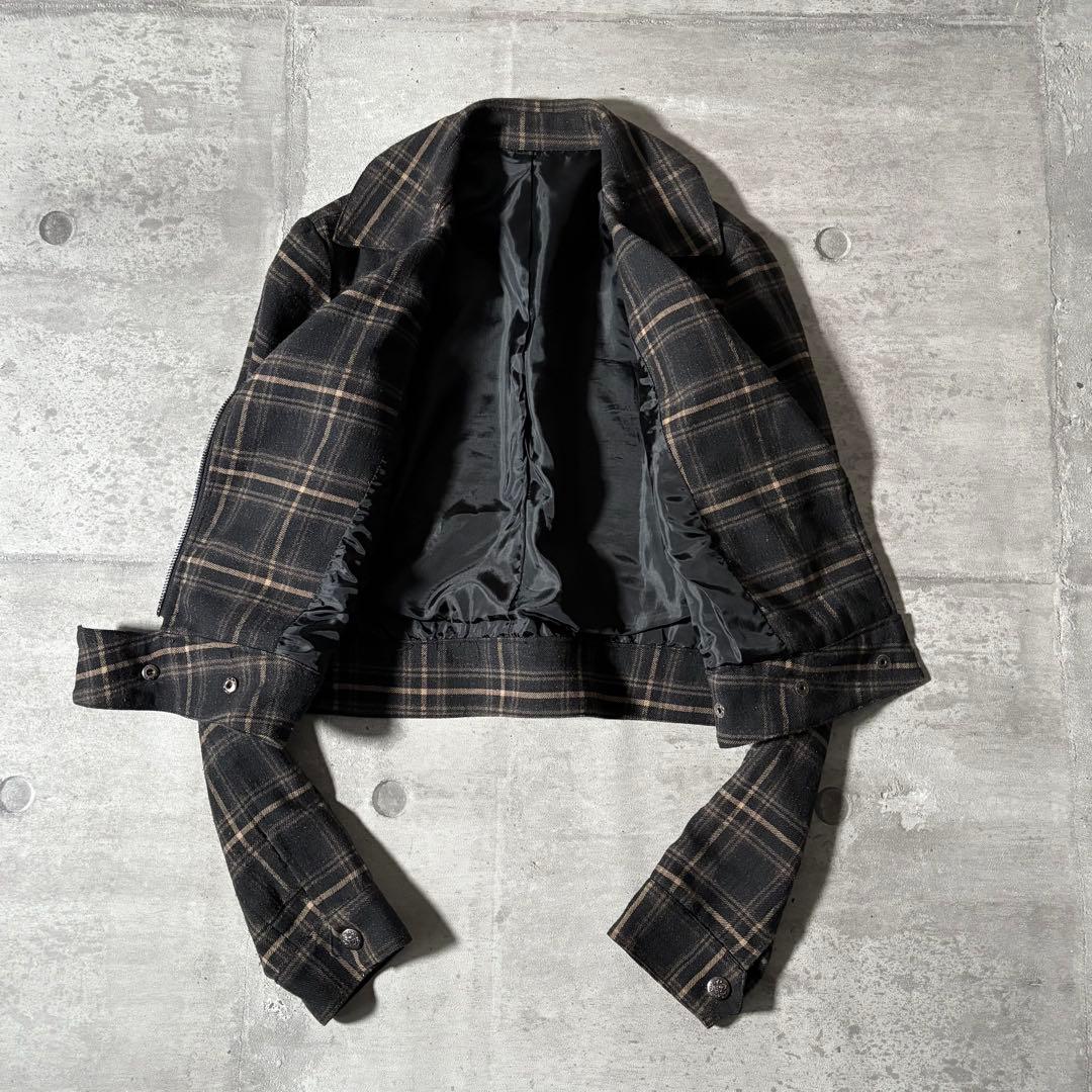 ジャケット・アウター 2000's short length riders jacket y2k