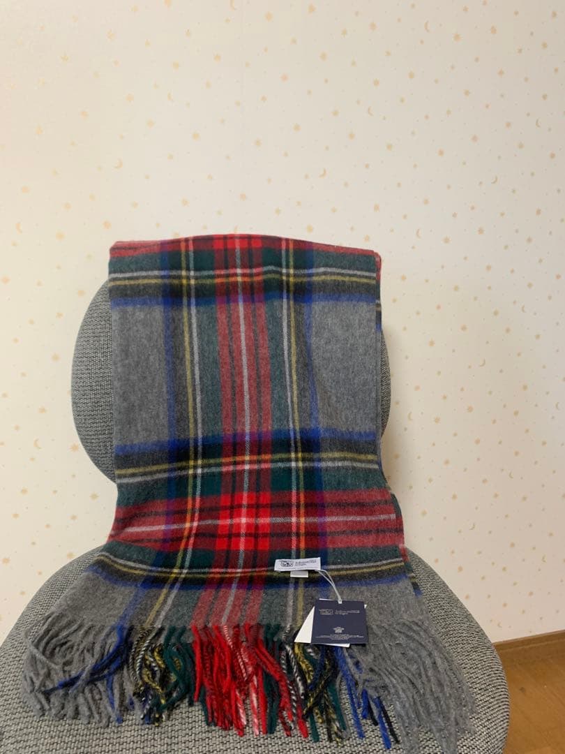 め*)様 ジョンストンズ スカーフ　グレースチュワートタータンチェック 大判