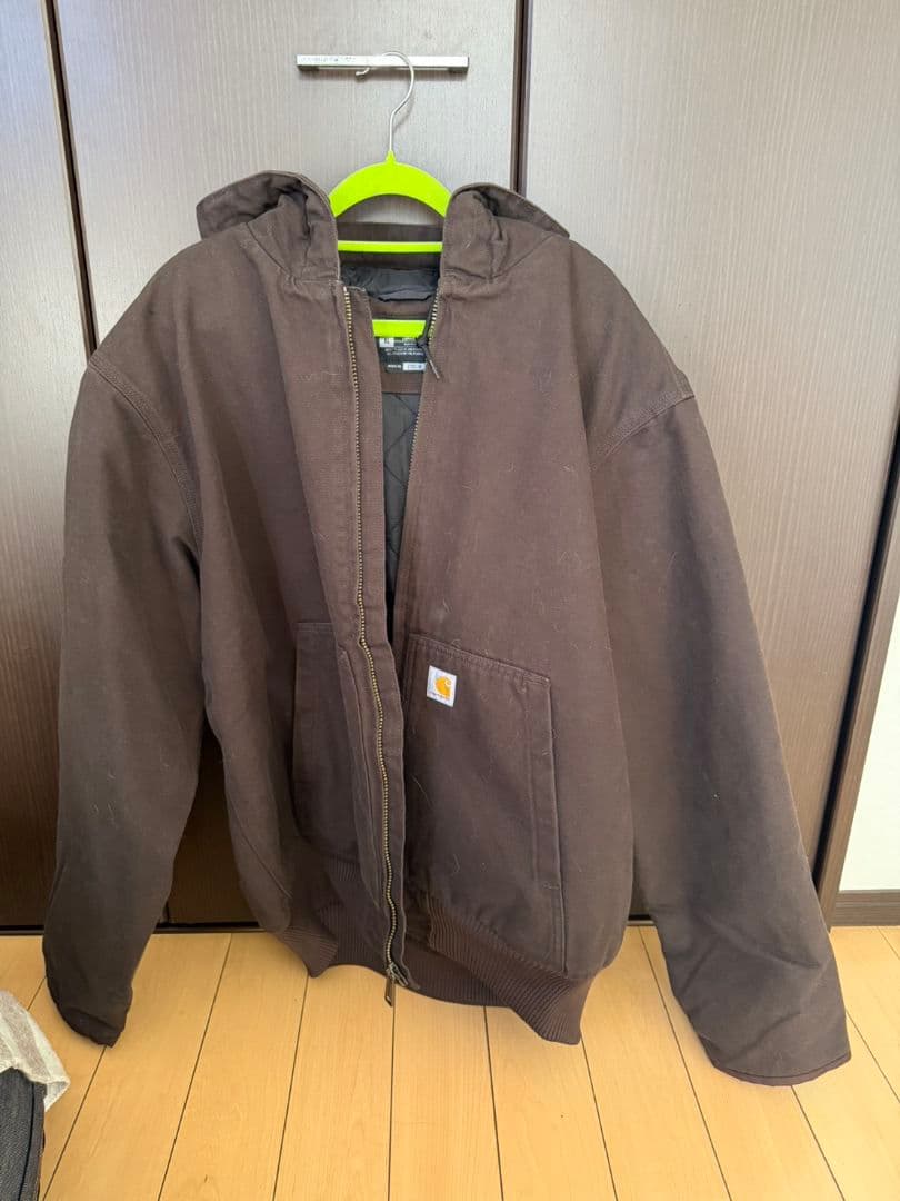 Carhartt ヴィンテージライク キルティングダックアクティブジャケット