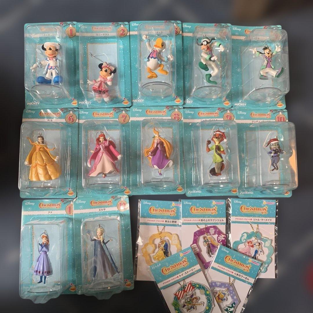 加藤様☆Disney クリスマスオーナメント クジ 2022 全種コンプリート