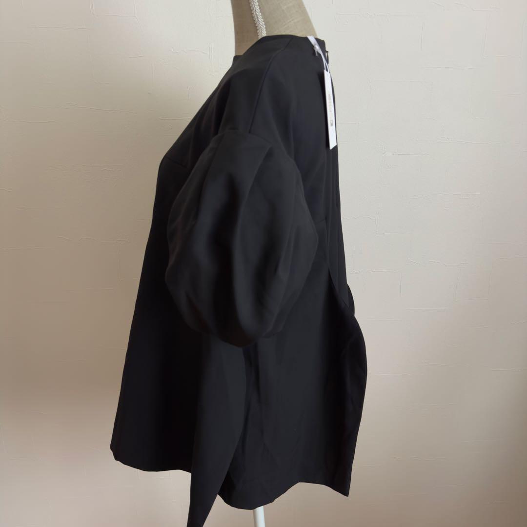 新品未使用　ENFOLD アシンメトリー　ボリュームスリーブ　38 黒