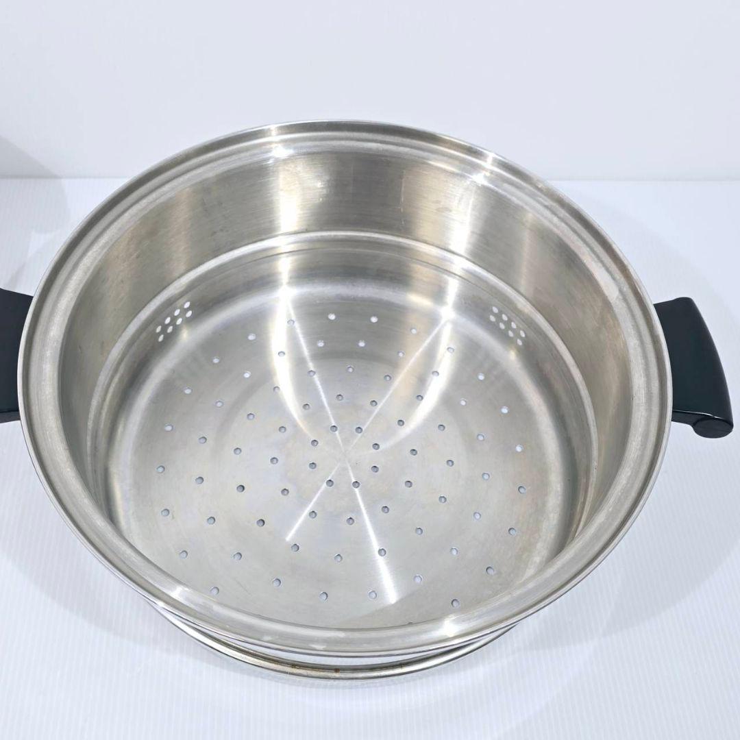 アムウェイ クイーン ガス IH対応 フライパン 鍋 蒸し器 多重構造