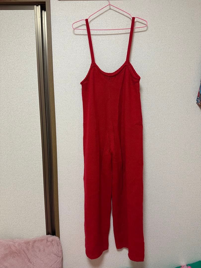 Candy Stripper Lover Knit チューリップ サロペット S