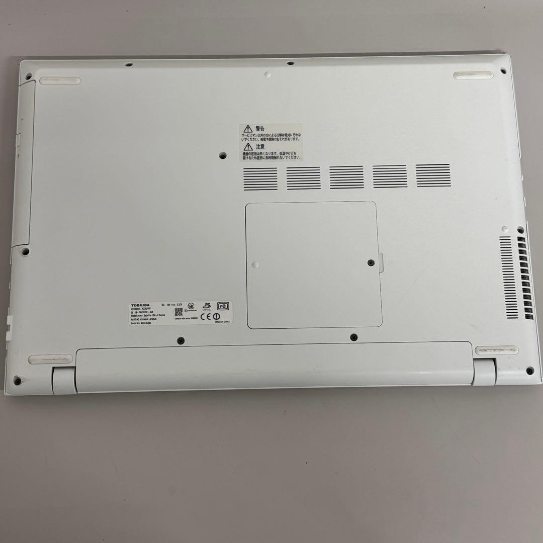 東芝ノートPC Core i5-6200U / RAM 4GB Win10