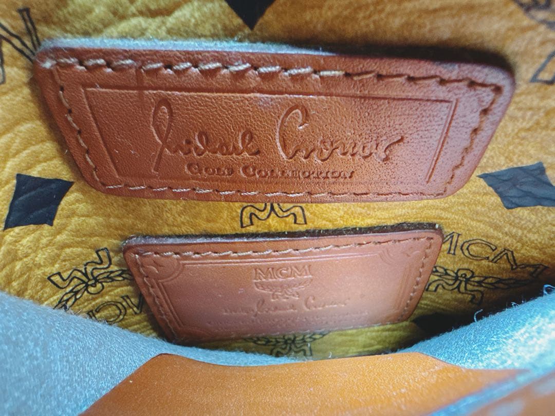 MCM ロゴプリント ボストンバッグ