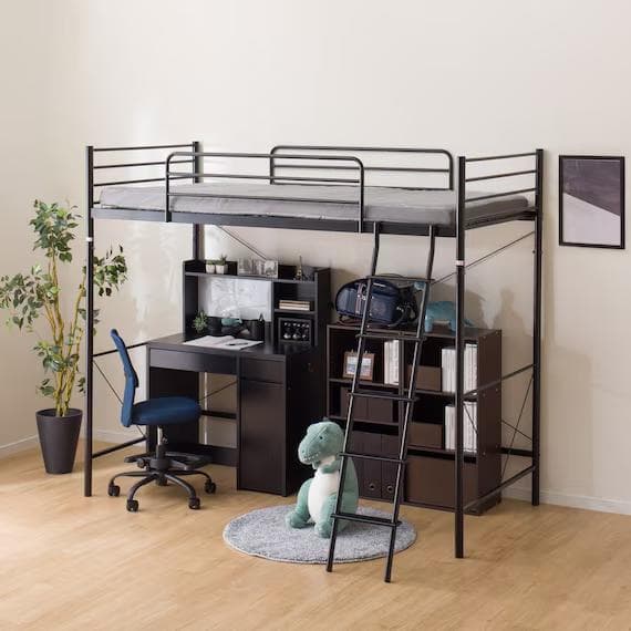 直接引取可 組立可能 ニトリ ロフトベッド スチールハイベッド 近隣配送可能