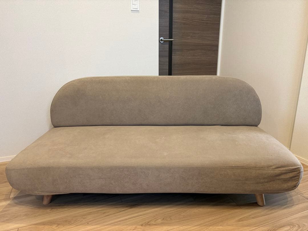 ソファ　ベルメゾン　モカ　カバーリング　3人掛け