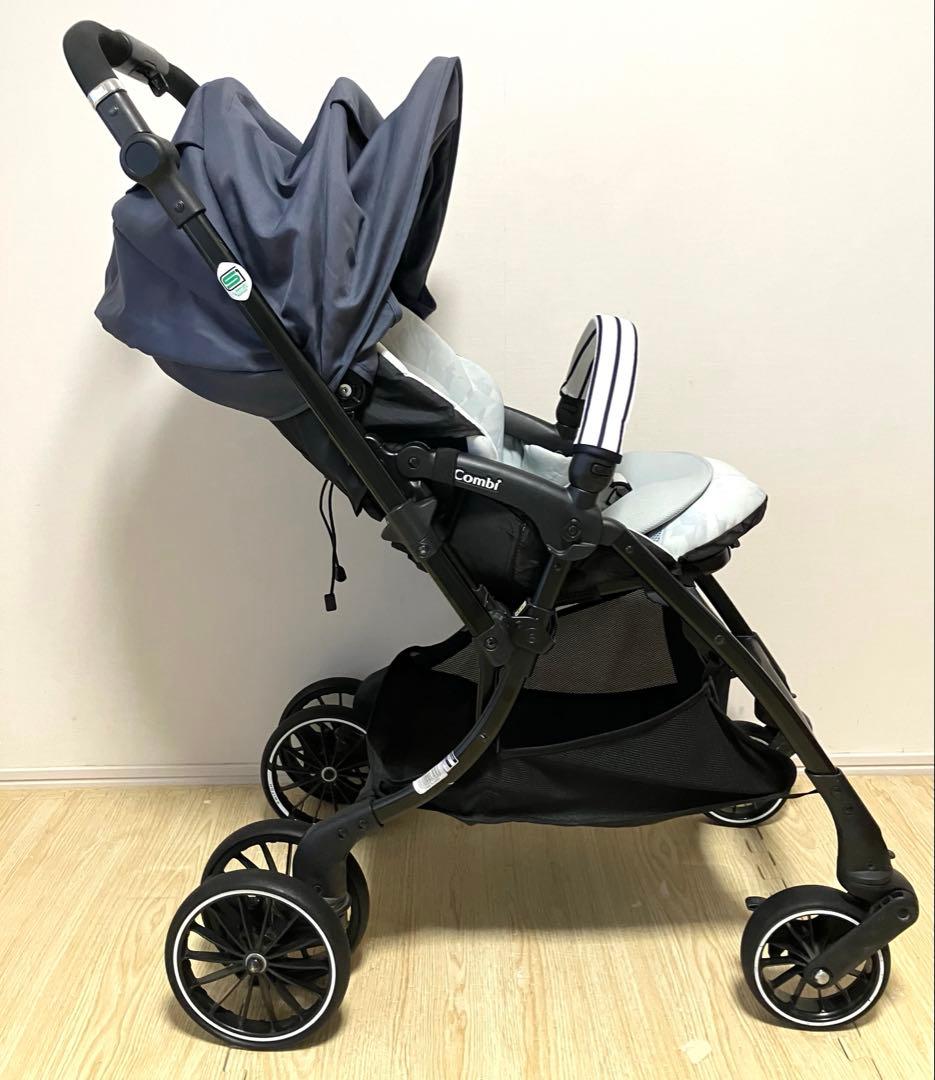 美品 送料無料 コンビ スゴカルSwitchエッグショックXL ラグーンネイビー