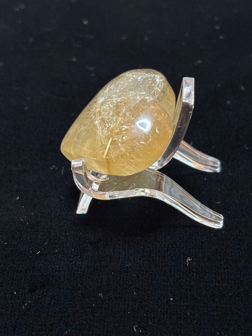 【金・財運アップ】スモーキーゴールドハートルチル②