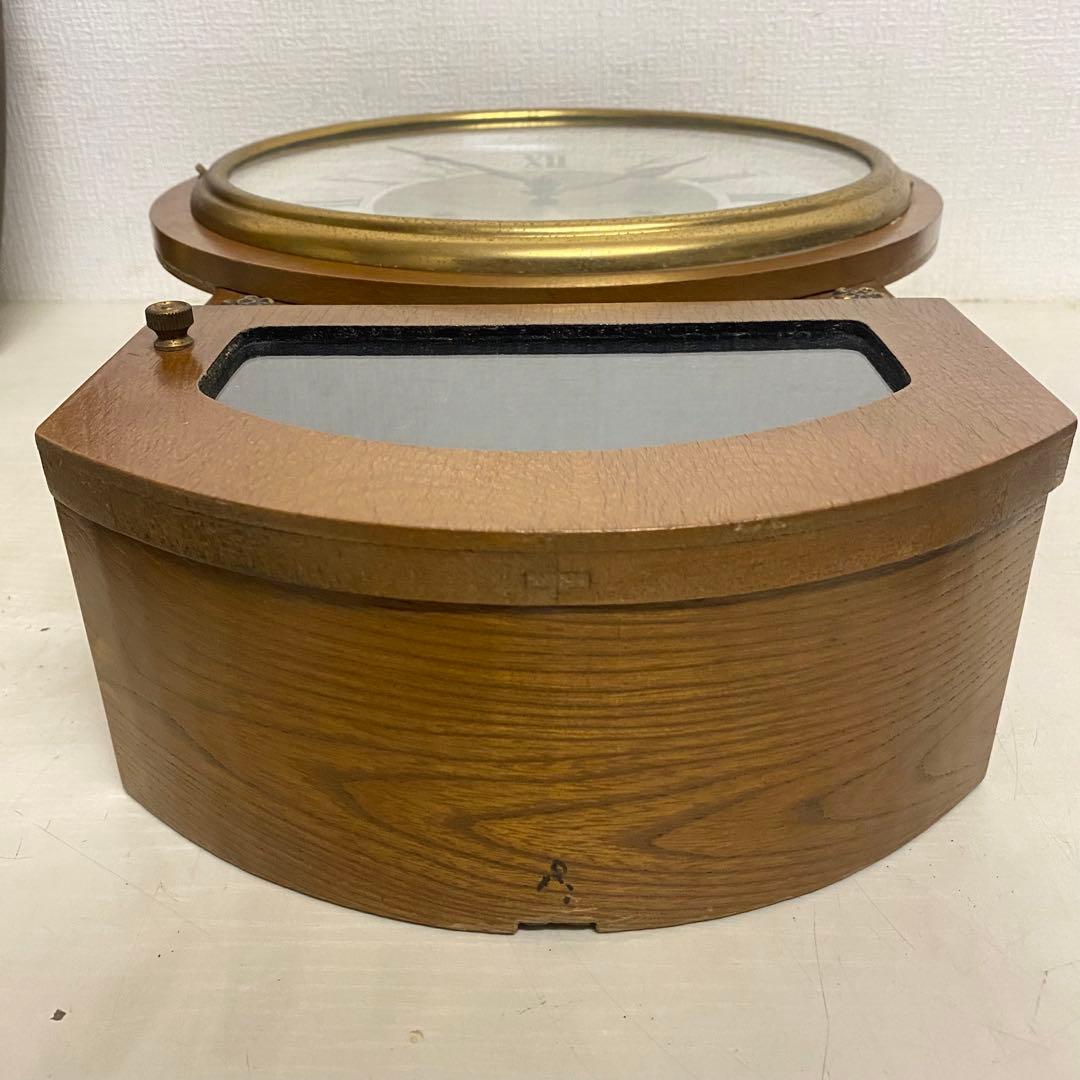 SEIKO 昭和レトロ　ゼンマイ時計　丸尾長型　30日巻　アンティーク