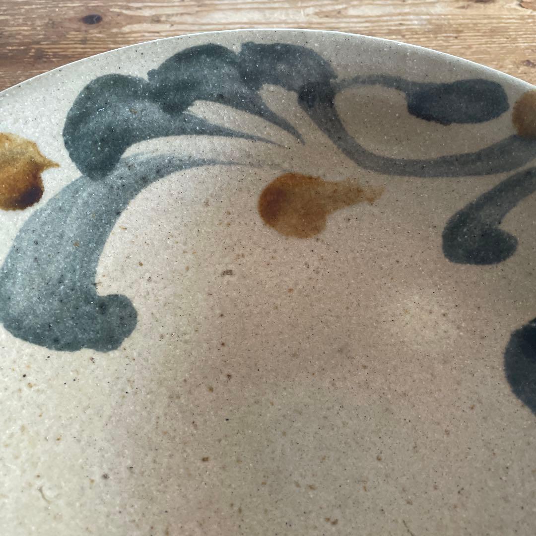 やちむん　大皿2枚セット 読谷　ハクトヤ　mofgmona フクギドウ