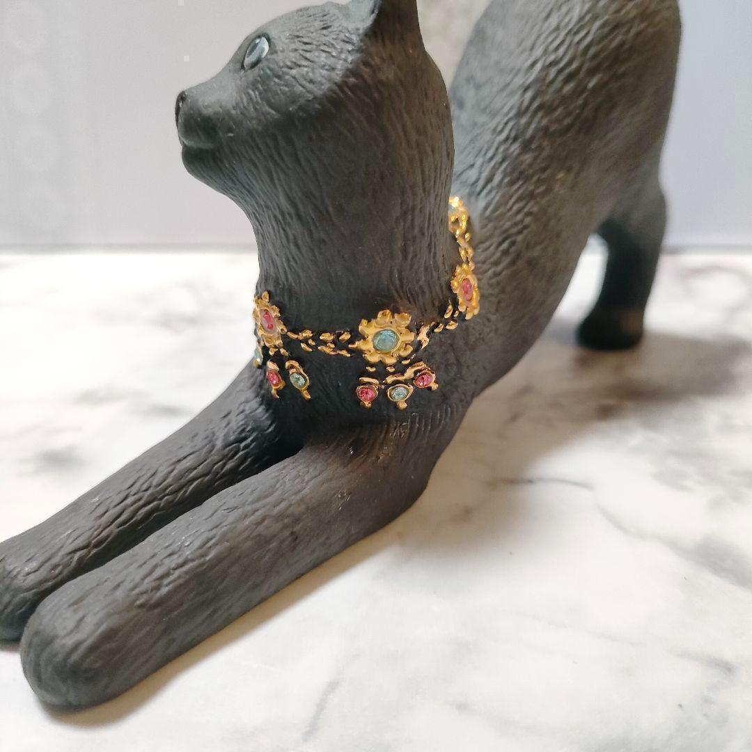 LENOX レノックス 黒猫 2体セット 陶器 置物 金彩 フィギュリン 24K