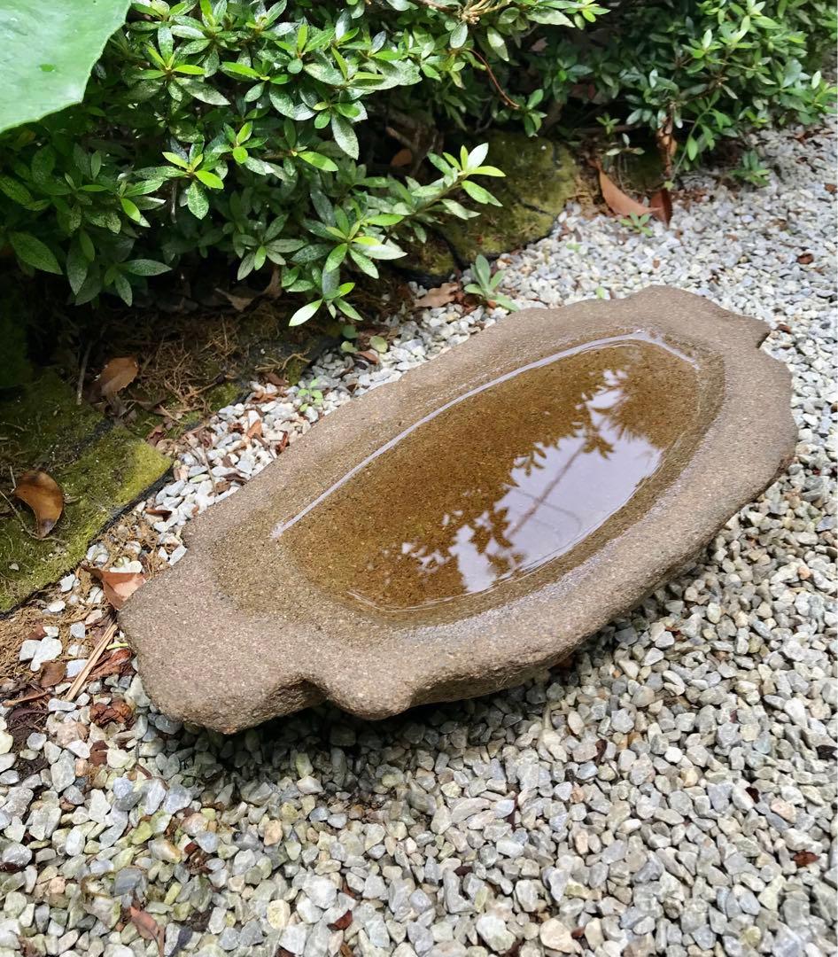 【自然石・寄せ植え鉢・多肉植物鉢・石鉢】造園水石飾り石ガーデニングバードバス
