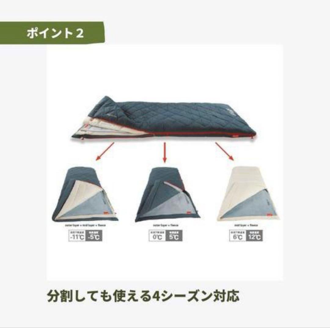 新品級✨Coleman マルチレイヤースリーピングバッグ 2000034777