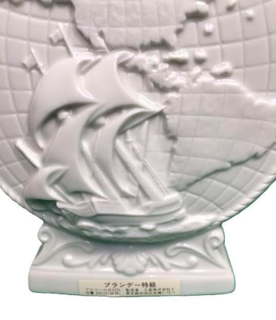 【未開栓】OCEAN WHISKY　1986年製　三楽　陶器ボトル　ブランデー