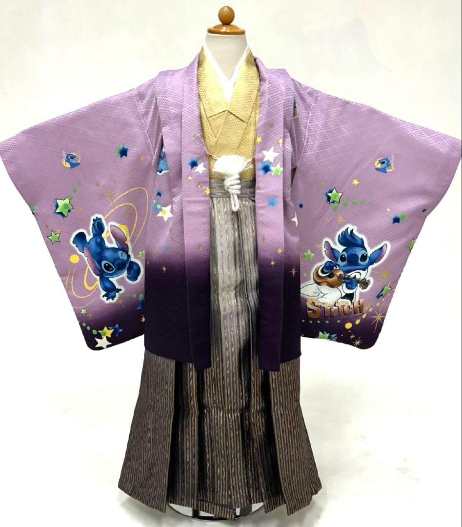 七五三5歳用スティッチ　羽織り・羽織紐・袴・着物・ 長襦袢・羽織り紐・懐剣