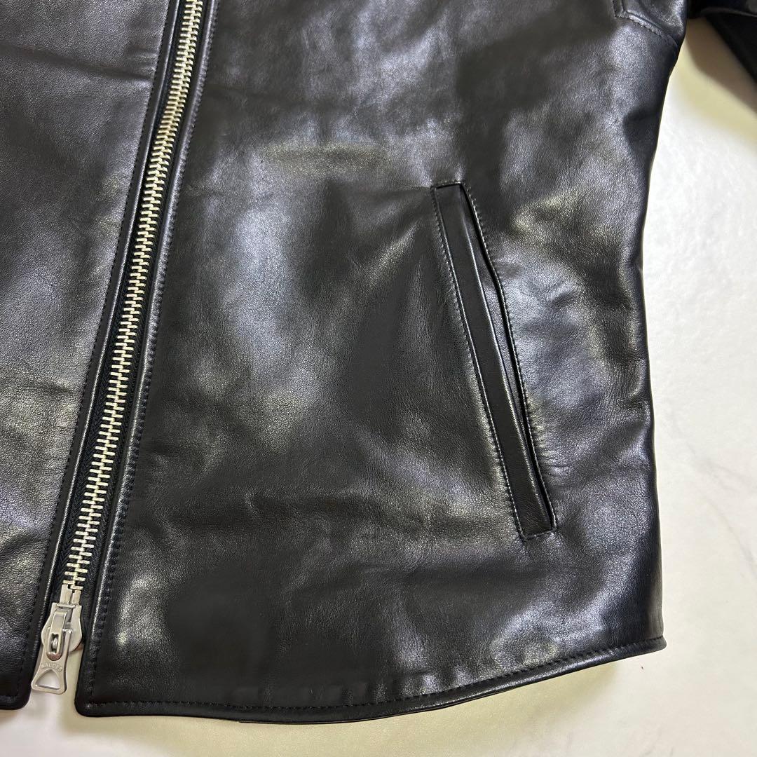 ジャケット・アウター NO,NO,YES! LEATHER JACKET HORSE-HIDE BLK