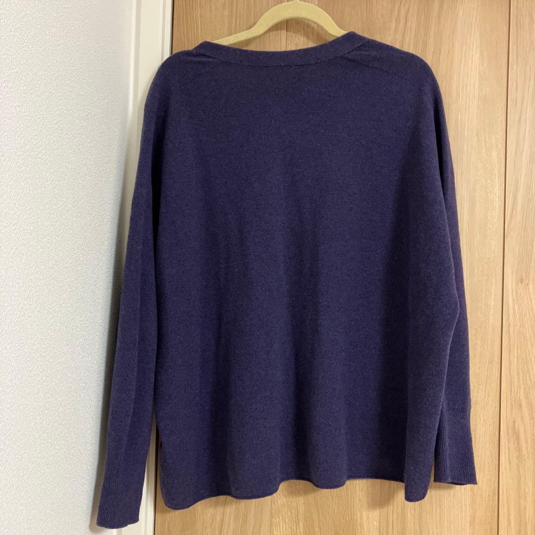 タイムセール IENA Fineニュージーウール Vプルオーバー パープル