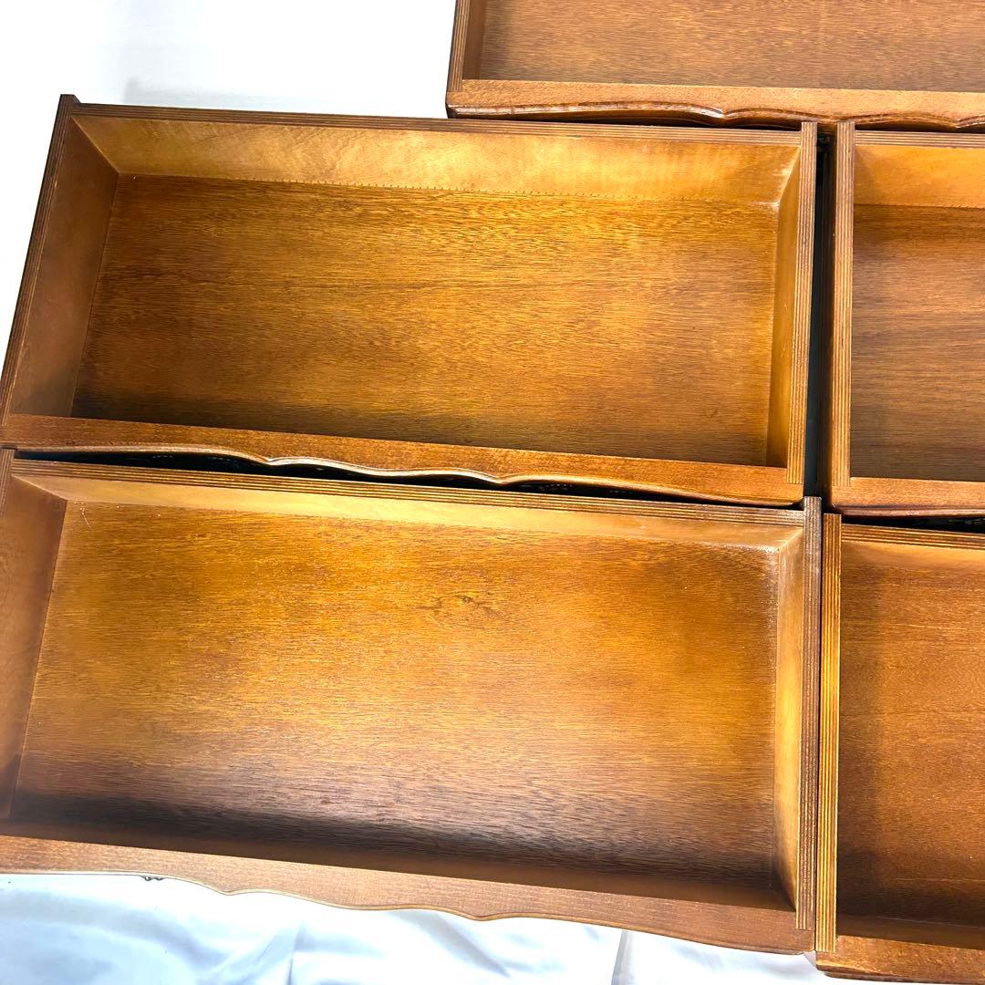 【希少】クラウディオ 猫脚 5段チェスト アンティーク イタリア製 大理石 天板