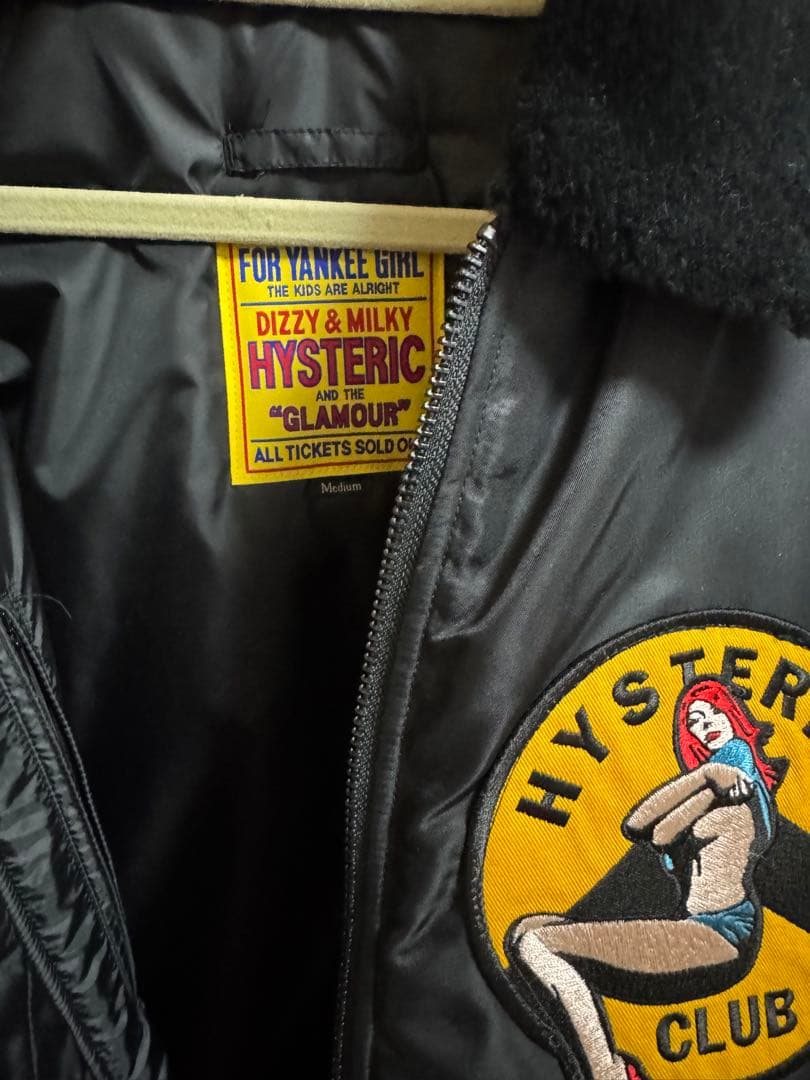 【にゃんこつ】HYSTERIC CLUBワッペン B-15ジャケット