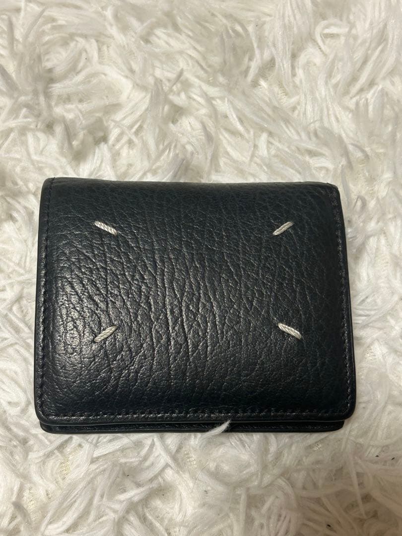 Maison Margiela ブラックレザー二つ折り財布 ‼️本日限定価格‼️
