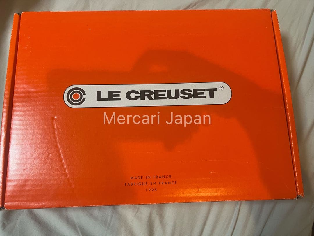 ルクルーゼ ココット レクタンギュラー インディゴブルー 29cm