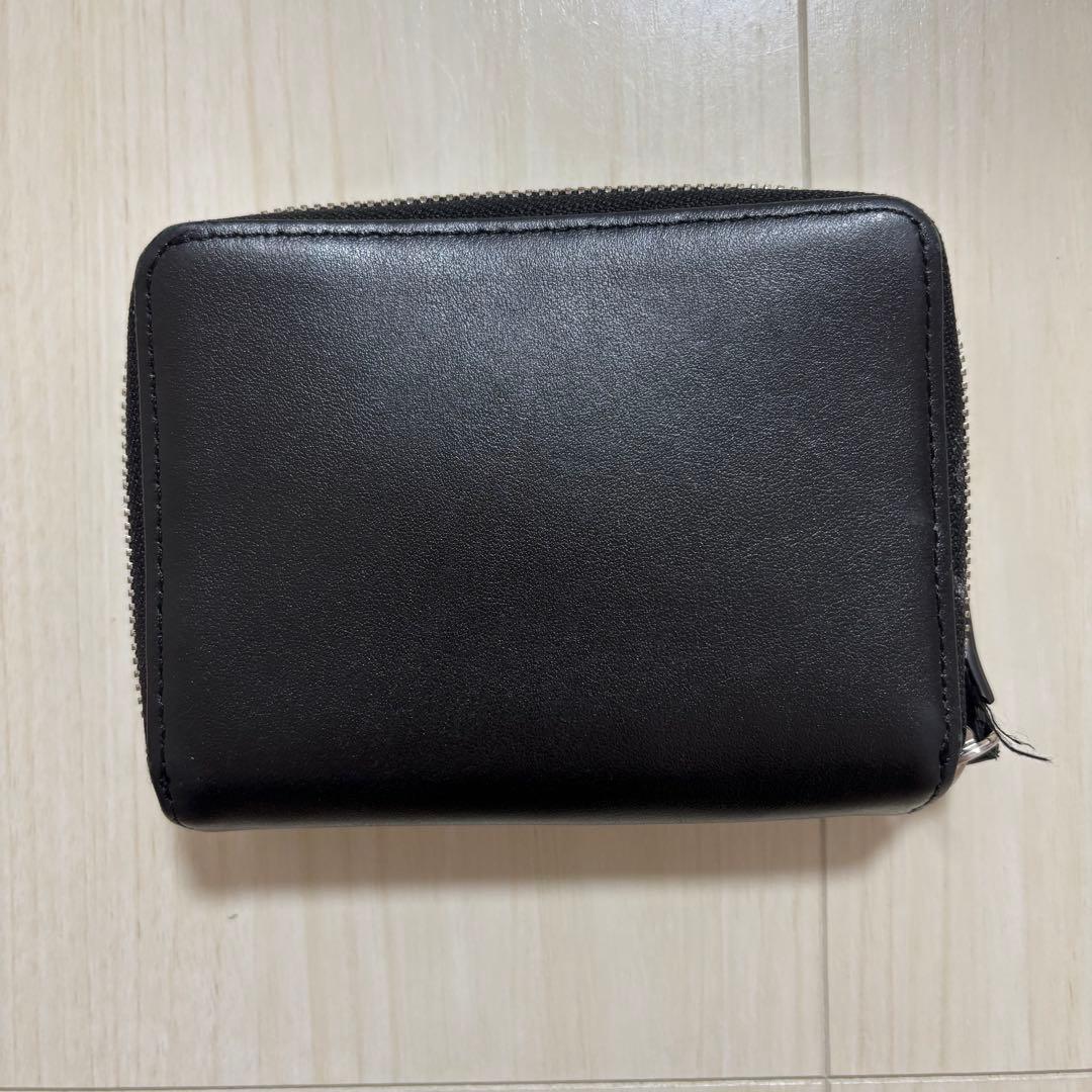 DIESEL ブラックレザー2つ折り財布